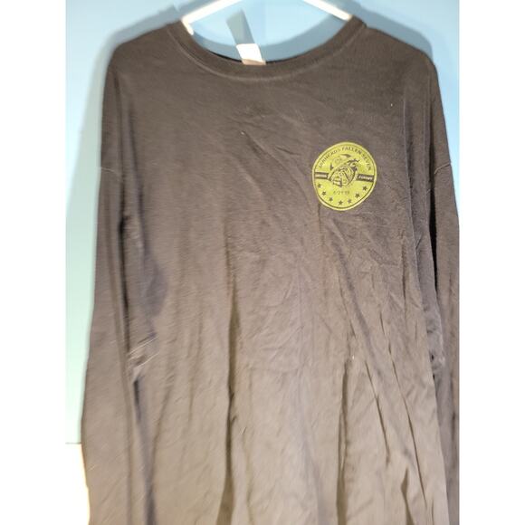 Jarheads Motorcycle Club Fallen Seven Mens Long Sleeve Shirt Size 2XL - Picture 2 of 10